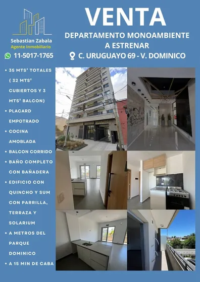 Departamento Monoambiente A Estrenar