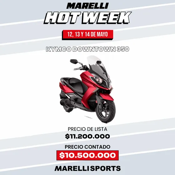 Kymco Downtown 350 0km En Marelli Sports Entrega Inmediata