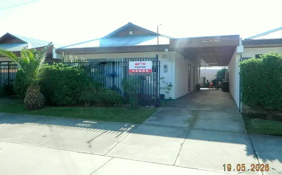 Linda Casa De Un Piso, 3 Dormitorios, Curicó