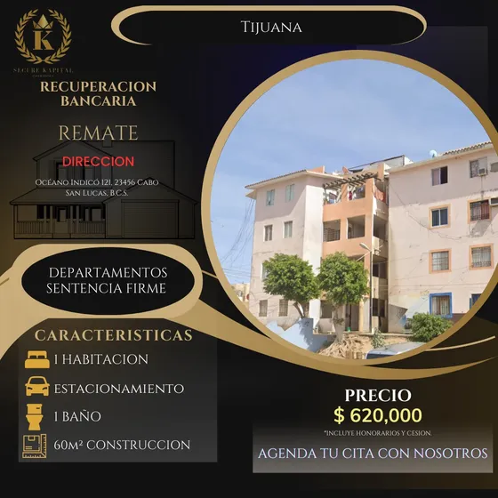 Excelente Para Inversion Remate De Departamentos En Cabo San Lucas Los Cabos Adquierelos Con Un 65% De Descuento Sk15
