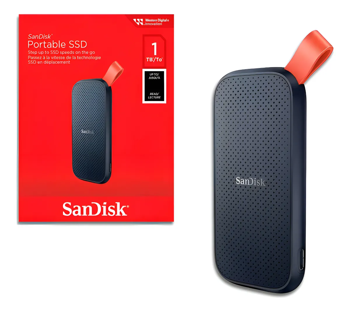2) SanDisk SDSSDE30-1T00 — SSD 1TB Portátil