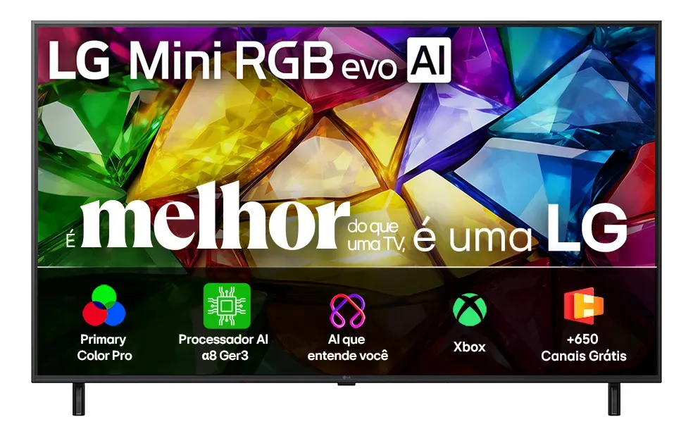 Smart TV 4K 55" LG Mini RGB evo AI MRGB85 2026