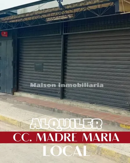 Se Alquila Local En C.c Madre Maria De San Jose 