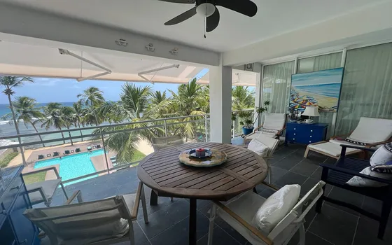  Apartamento Amueblado Frente Al Mar En Juan Dolio En 4to Piso