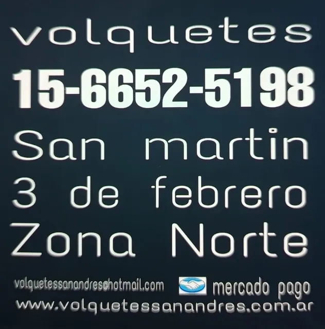 Volquetes Zona Norte $130000  San Martin $110000