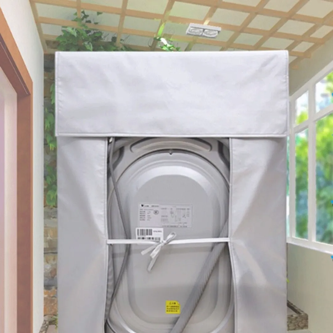 Protección UV para mayor durabilidad Protección contra rayos UV del cubre lavarropas para exteriores