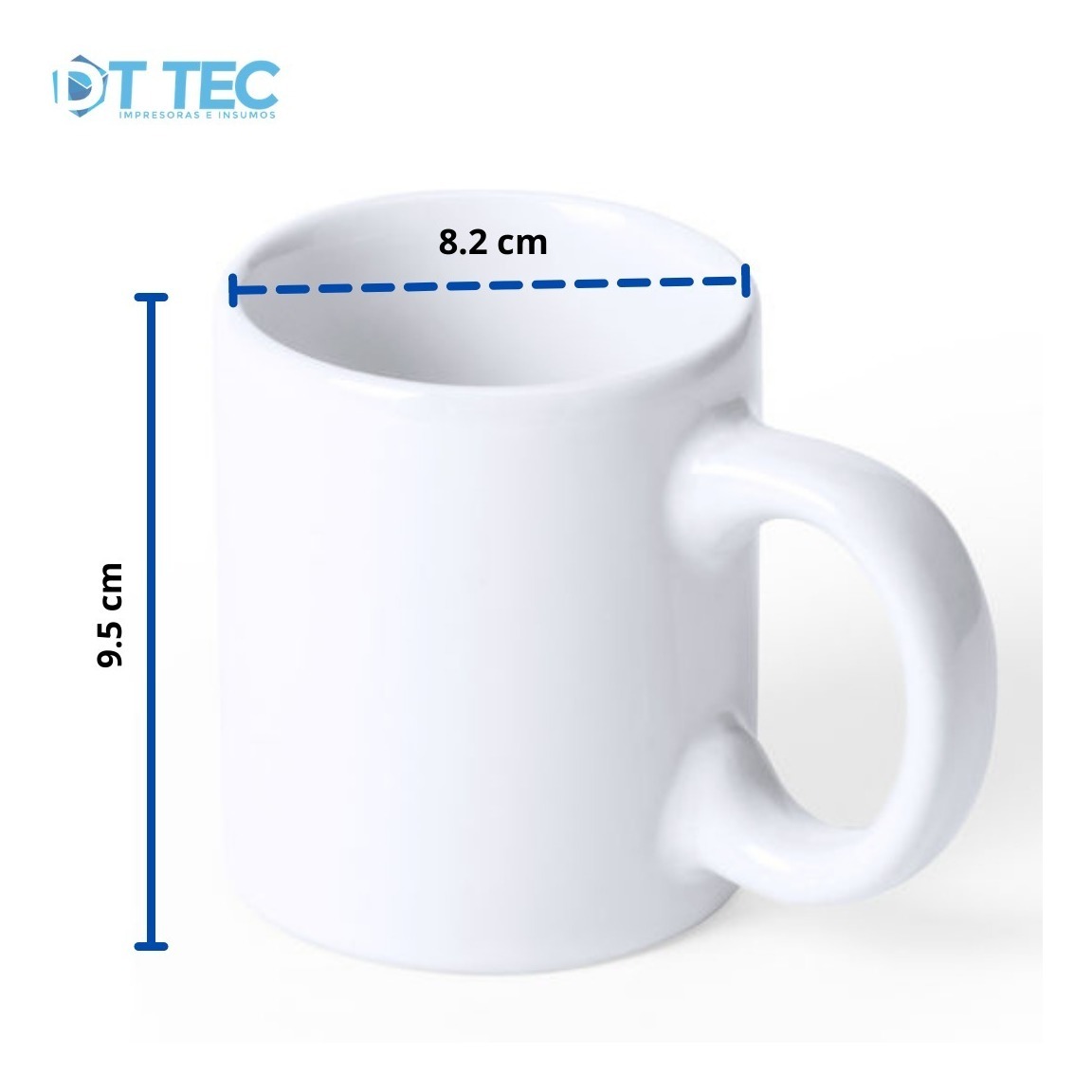 Taza Blanca 11oz Para Sublimacion 36 Piezas Dttec