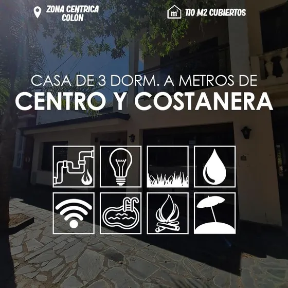 Casa Céntrica En Colón