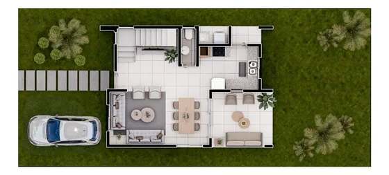 Proyecto De Casas De 3 Habitaciones En Boca Chica A 5 Minutos De La Playa