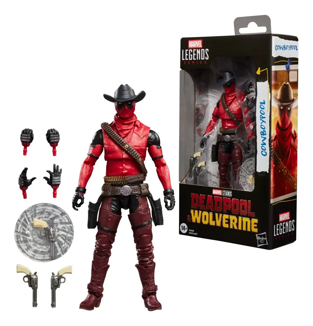 Hasbro Marvel Legends +14 Cowboypool 15cm + Acessórios
