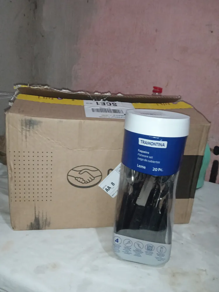 Faqueiro 20 Peças Leme Preto Tramontina - Imagem 4