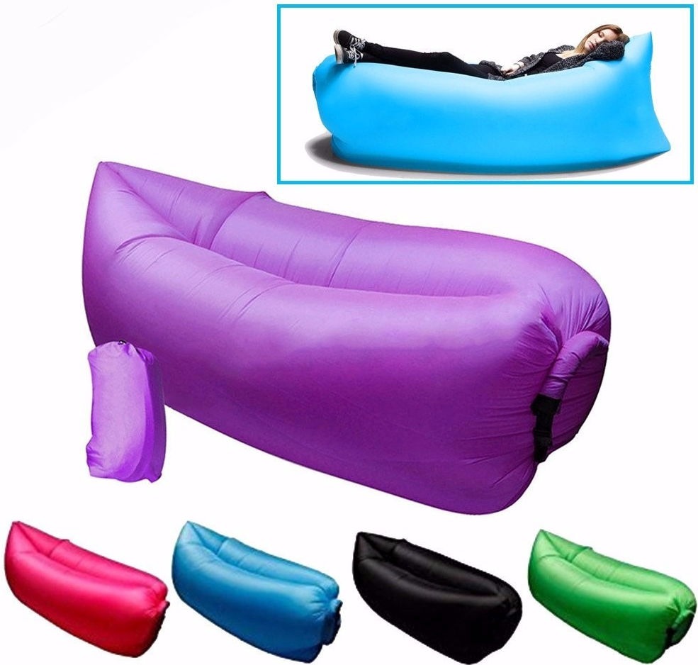 Sillon Inflable Sofa Lazy Bag Colchon De Aire Playa Camping® Cuotas