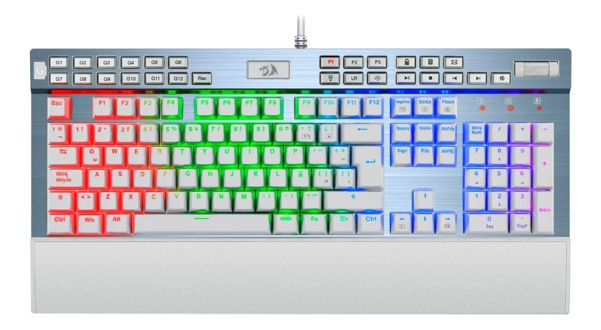 REDRAGON YAMA BLANCO SW PURPLE