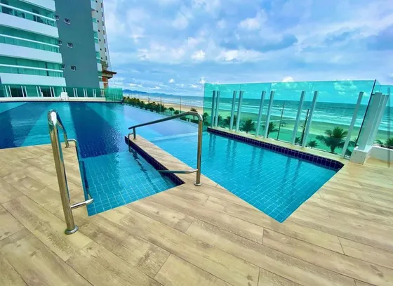 Apartamento Frente Mar Vista Definitiva 2 Quartos 1 Suíte