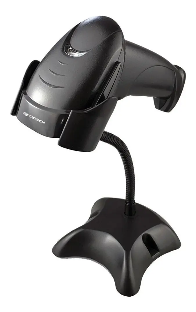 Leitor De Código De Barras Com Suporte C3tech Lb-50bk Usb leitor codigo de barra
