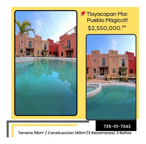 Casa En Tlayacapan Morelos Barrio Alfarero