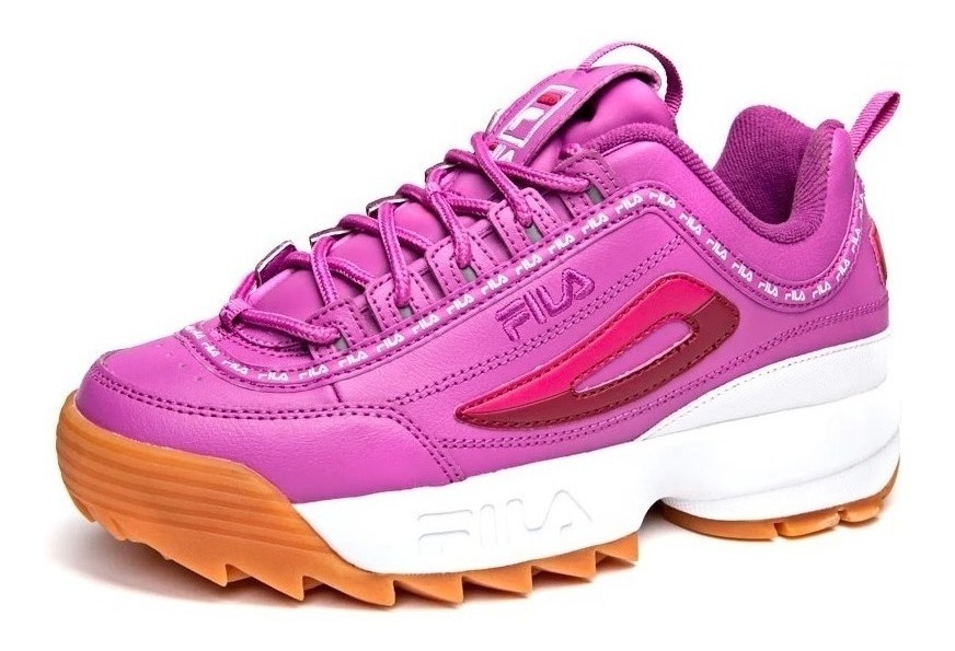 Tenis Fila Mujer Disruptor 2 Repeat Logo Vintage Clasico Og | Mercado Libre