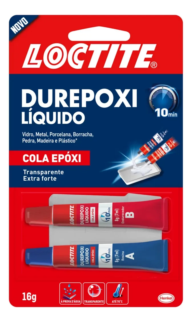 Adesivo Durepoxi Líquido Lectite 16g (Henkel)