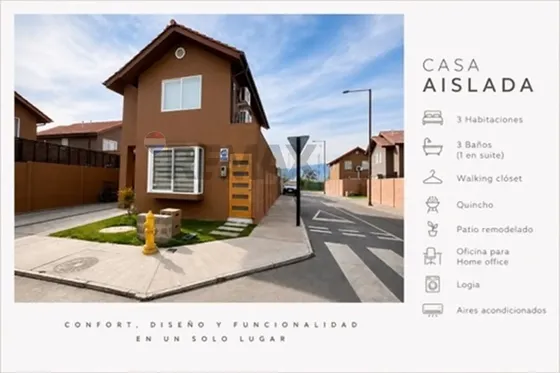 Venta Casa Chicauma 3d+3b | Quincho + Home Office