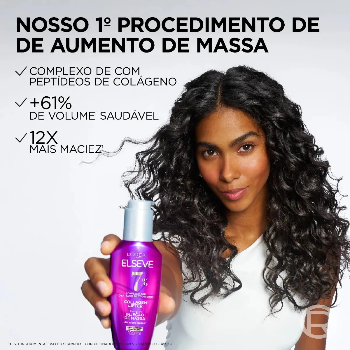 L'oréal Paris Elseve Collagen Lifter Leave-in Sérum Capilar Para Cabelos Finos Injeção de Massa Volume em 61% e Encorpa os — foto 4