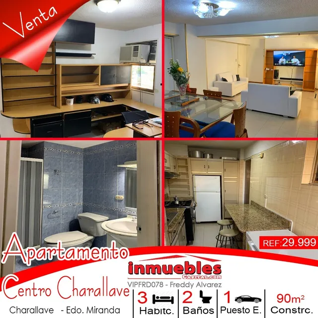 Apartamento Centro De Charallave
