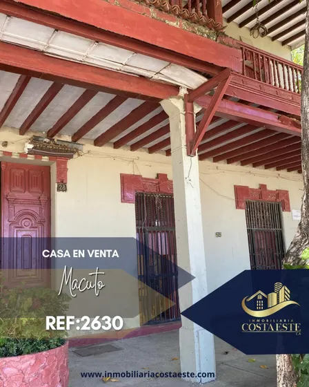 Casa Colonial En Venta Ubicada En Macuto Ref 2630