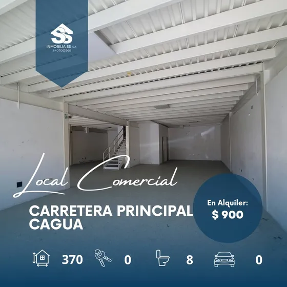Local En Alquiler - Cagua, Carretera Nacional De Cagua 