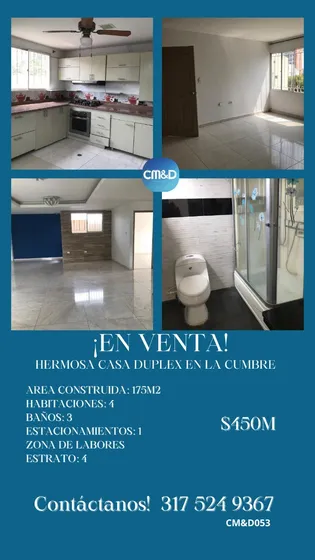 En Venta Hermosa Casa En La Cumbre!