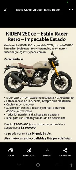 Kiden 250