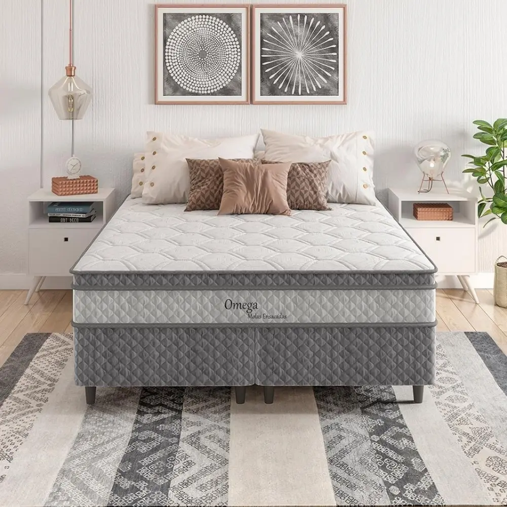 Cama Box Casal Herval Ômega