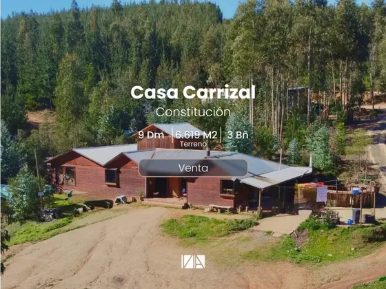 Parcela Con Casa Cabaña Y Domo En Carrizal, Constitución