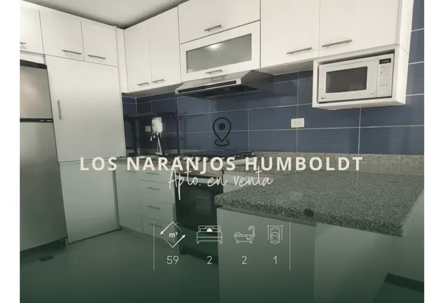  Los Naranjos Humboldt. Venta Apartamento 59m2 2h/2b/1p