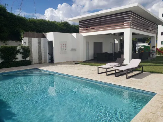 Alquilo Apartamento  Amueblado Residencial Zahara I Santiago