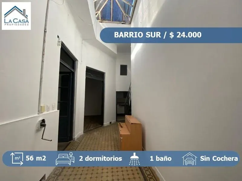 Alquiler De Apartamento 2 Dormitorios En Barrio Sur