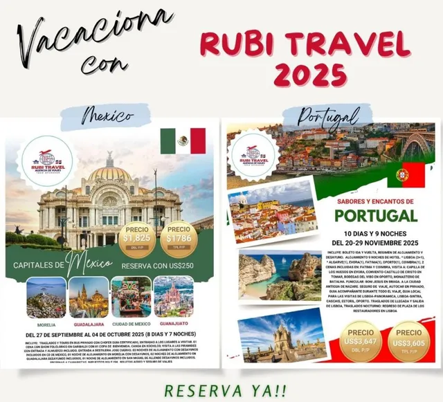 Tour Capitales De México  Tour Portugal 