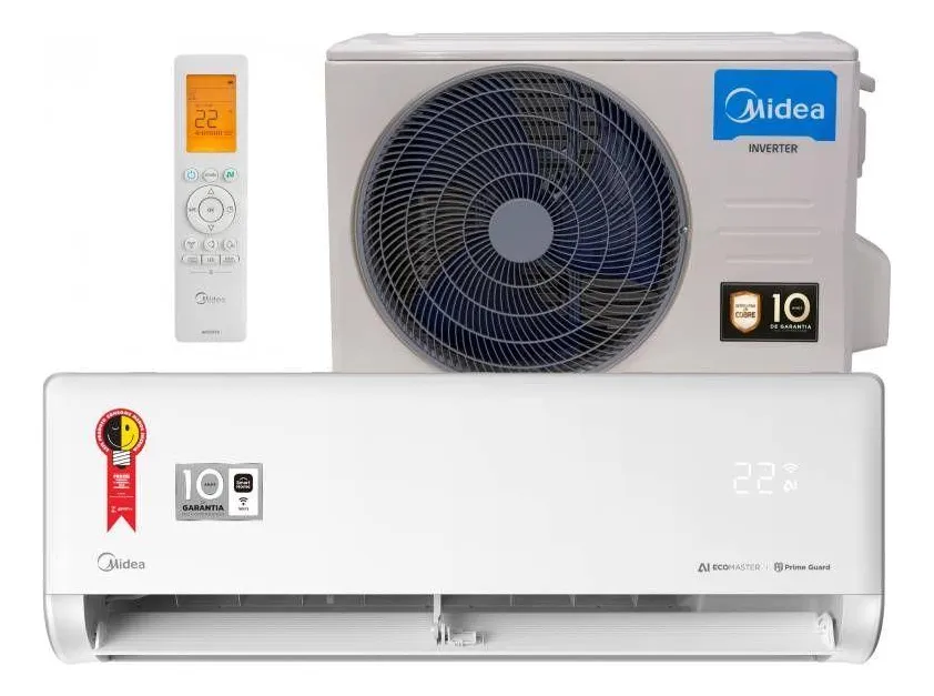 Midea AI Ecomaster Inverter 9.000 BTUs