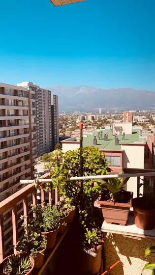 Depto A Un Paso Del Metro, Vista Asegurada Stgo Y Cordillera