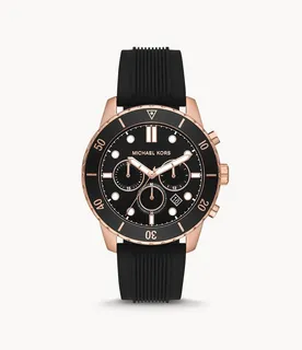 Michael kors world watch rose gold deals