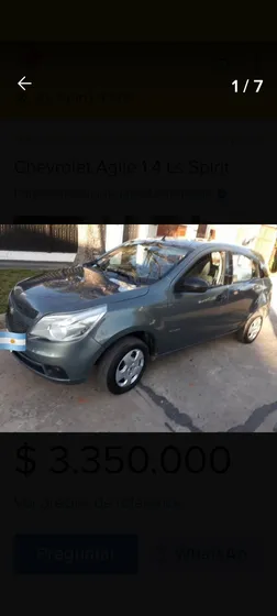 Chevrolet Agile 1.4 Ls Spirit