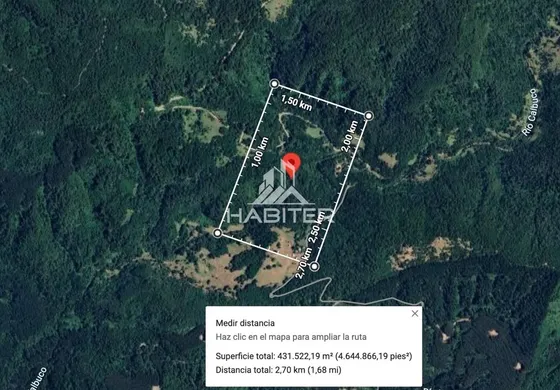 Cod40136 Agrícola De 43 Ha. Con Rio En Venta En Cunco