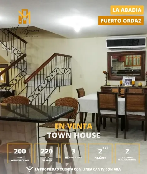 Townhouse En Venta, Conjunto Residencial La Abadía, Urbanización Villa Granada, Puerto Ordaz.