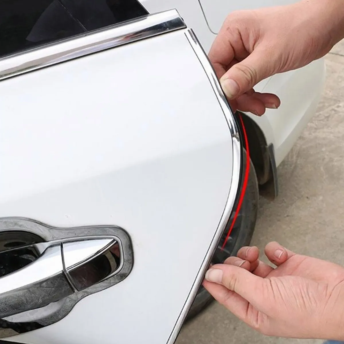 5mts Protector Moldura Borde Puerta Sello Hule Moldura Auto