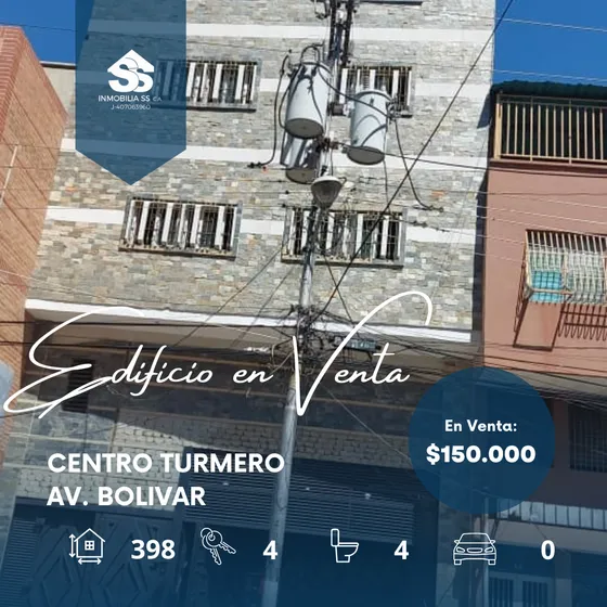 Se Vende Edificio Ubicado En Centro De Turmero - Aragua