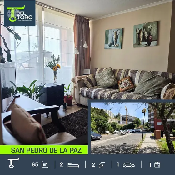 Departamento En Venta De 2 Dorm. En San Pedro De La Paz