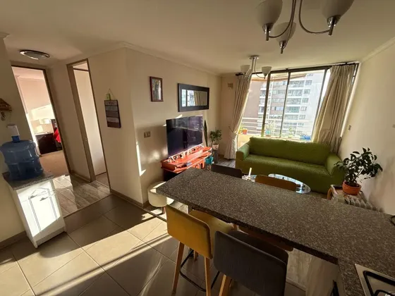 Departamento 2d 1b En Piso 5 Condominio Valparaíso