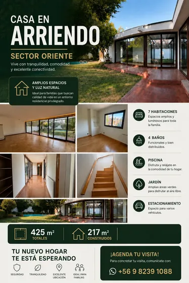 Gran Casa En Sector Oriente, Excelente Ubicación!
