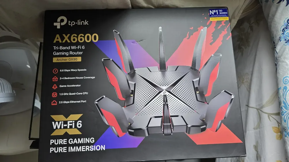 Roteador Wi-fi 6 Gamer Tri Band Ax6600 Archer Gx90 Tp-link | Frete