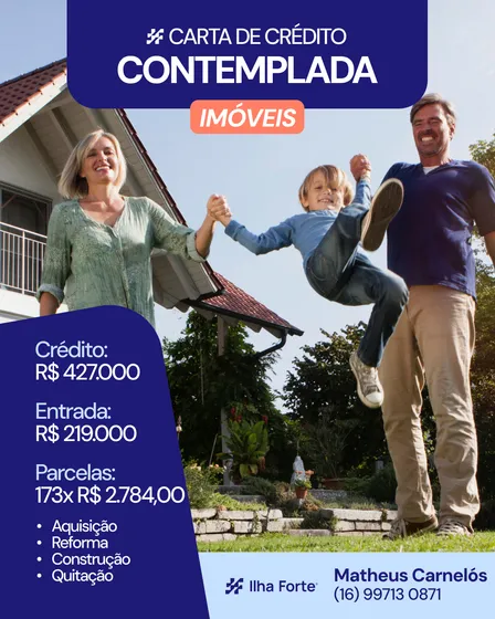 Carta Contemplada Consórcio | Imóvel