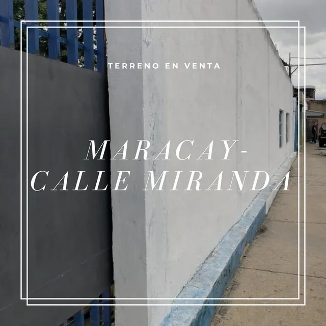 En Venta Terreno Ubicado En Calle Miranda Oeste Aragua-mcy.