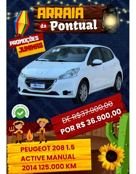 Peugeot 208 1.5 Active 8v Flex 4p Manual